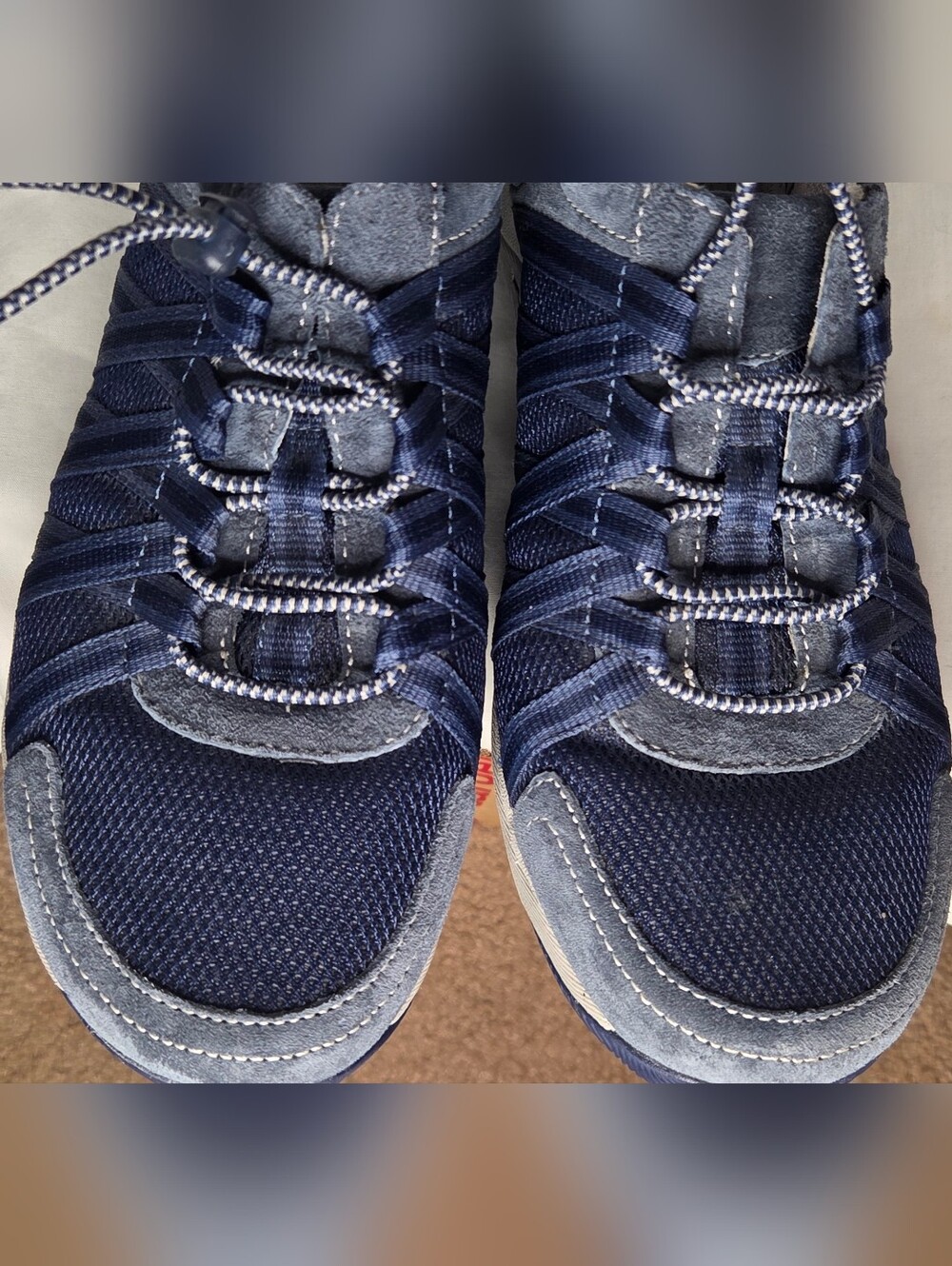 Womens Dansko Suede Blue Honor Bungee Lace Lightweight Athletic Shoes Sz 8.5 - Picture 10 of 13